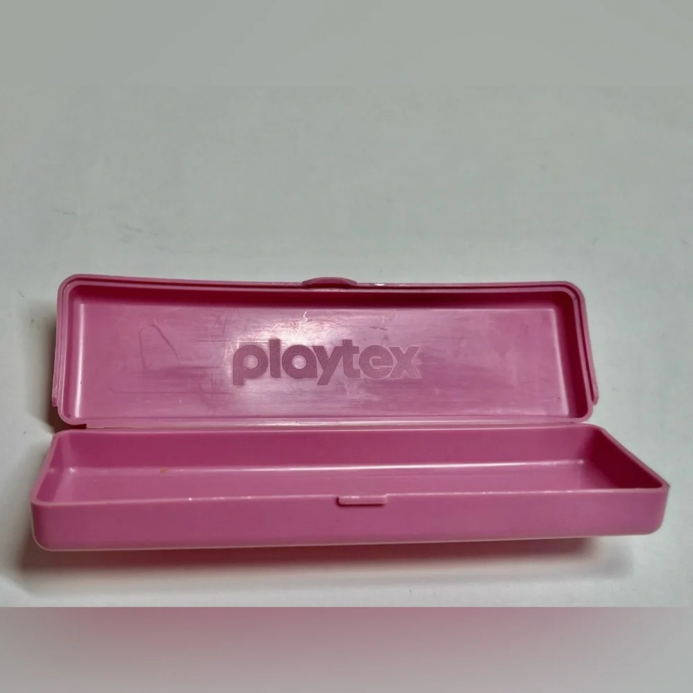 TRAVEL  JOHNSON & JOHNSON STORAGE/FIRST AID CONTAINER & PLAYTEX TAMPON HOLDER